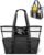 Save 50% on select products Maffuno Extra Large Mesh Beach Tote Bag Clear Travel Tote Waterproof Sandproof for Pool Vacation Camping Cruise Bag Essentials Gifts, Travel Totes