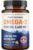 Triple Strength DHA Omega 3 Fish Oil 3600 mg | Over 2100mg Omega-3 Fatty Acids with 860mg of DHA | 1300mg EPA | Best Essential Fatty Acids | Premium Wild Caught & Burpless Fish Oil | 120 Softgels