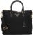 Prada Womens Two Way Black Tessuto Nylon Tote Crossbody Calf Leather Trim