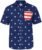 Tipsy Elves Blue Old Glory USA Button Down Shirt for Men Size Large : Clothing, Shoes & Jewelry
