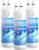 Topee W10295370A Water Filter Replacement EDR1RXD1, Everydrop Filter 1, Compatible with Whirl-pool Ken-more W10295370, WHR1RXD1, KAD1RXD1, P4RFKB2, P8RFWB2L, 46-9930,46-9081 3 Pack