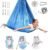 OTraki Double Layer Sensory Swing for Kids & Adults Holds up to 300lbs Therapy Cuddle Swing with 360° Swivel Hanger Indoor & Outdoor for Autism, ADHD, Anxiety, 110″ x 59″ (Star Blue)