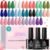 76% OFF: Beetles Gel Nail Polish Set 20 Colors White Black Nude Gel Polish with Base Coat Matte Glossy Top Coat Trendy Colors Uv LED Lamp Nails Gifts for Women Vibrant Subtle