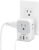 USB Wall Charger, Wall Plug Adapter Outlet Extender, TESSAN 3 Charger Block (1 USB C Port), Multi Charging Station for Cruise, Bathroom, Office, Dorm Essentials