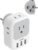 TESSAN Israel Power Adapter, US to Israel Travel Adaptor with 4 Outlets 3 USB Charging Ports, Type H Plug for Israel