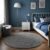 57% OFF: Ophanie Round Rug 4Ft Grey Circle Area Rug, Fluffy Fuzzy Bedroom Carpet, Plush Soft Shaggy Indoor Floor Gray Living Room Rugs for Kids Home Decor Aesthetic, Nursery