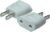 2pcs/lot Top EU Euro Europe to US American USA Power AC Wall Plug Converter Travel Adapter Home Use Adaptor Electrical Socke(White)