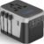 Universal Travel Power Adapter, Ceptics 6 in 1 Worldwide International Wall Charger with 2X USB-A – 3X USB-C 6A, Travel Power Adapter for for USA EU UK AUS Mobiles Laptops Cameras, UP-30KU-BL