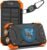 BLAVOR Solar Charger Power Bank 10,000mAh, Portable Wireless Charger, 20W Fast Charging External Battery Pack with USB C for Cell Phones, Solar Panel Charger with Dual Flashlight for Camping
